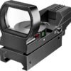 Feyachi Reflex Sight - Adjustable Reticle (4 Styles) Both Red and Green in one Sight!